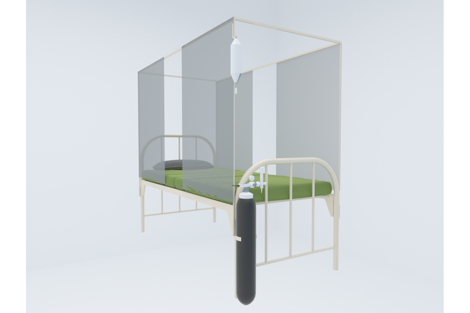 HOSPITAL ISOLATION BED Sheet Metal